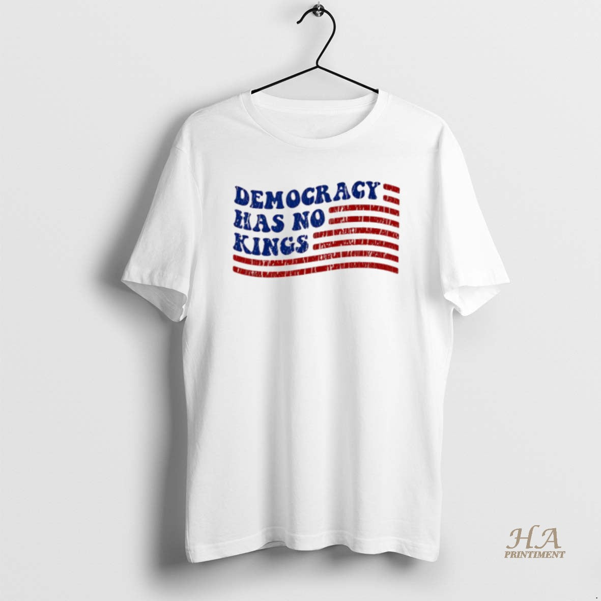 Official Democracy Has No Kings Usa Flag Graphic Shirt Hoodie Sweatshirt | PurePodTees.com