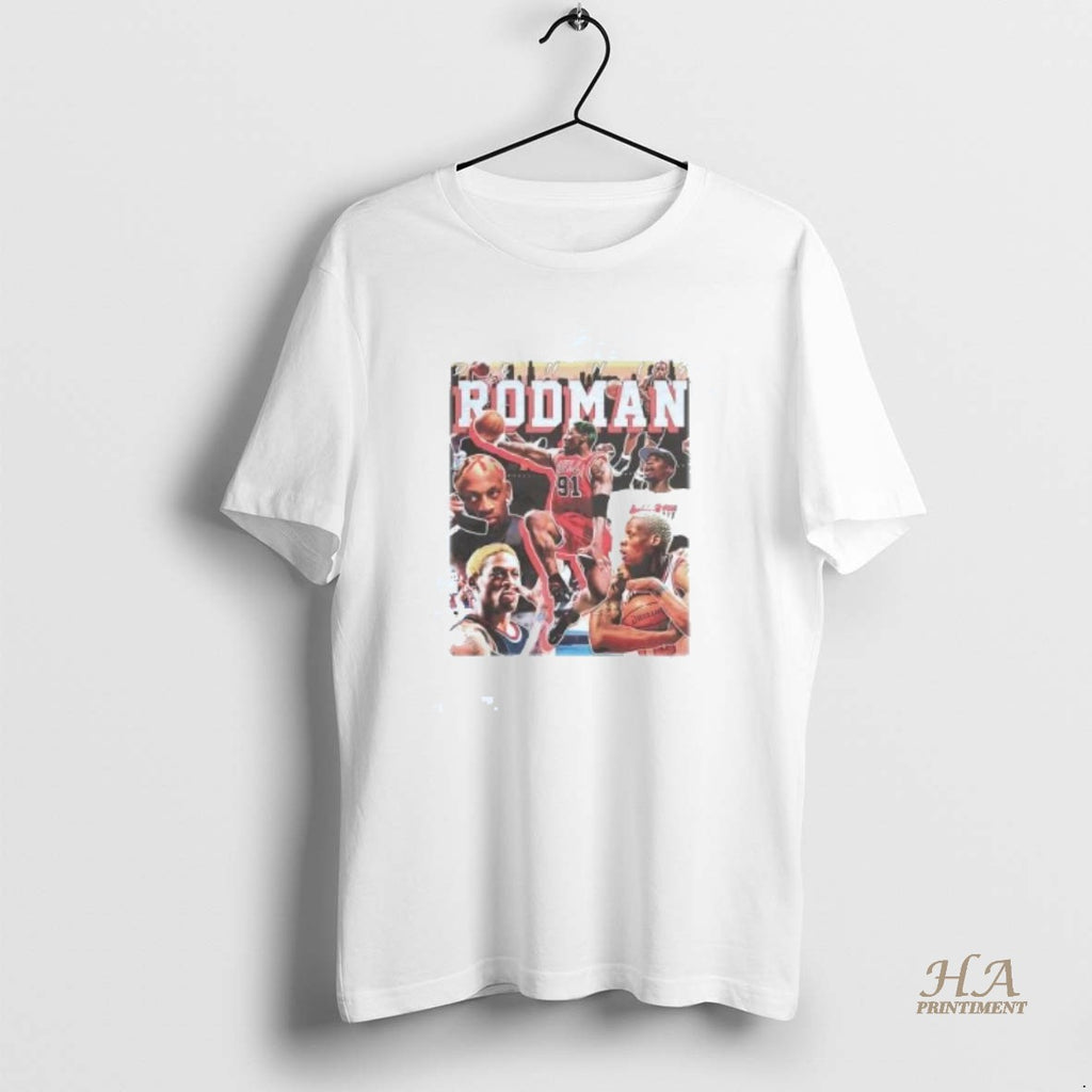 Official Dennis Rodman Picture Collage Chicago Bulls Shirt Hoodie Sweatshirt | PurePodTees.com