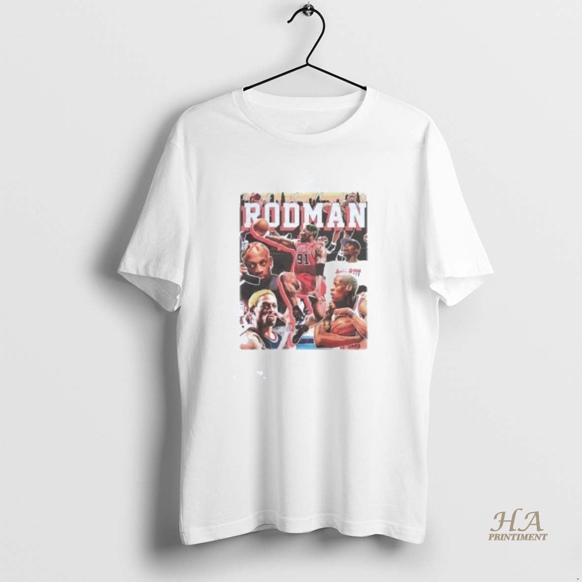 Official Dennis Rodman Picture Collage Chicago Bulls Shirt Hoodie Sweatshirt | PurePodTees.com