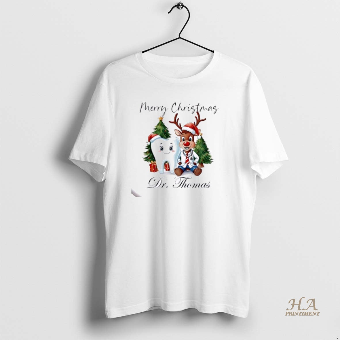 Official Dental Hygienist Christmas Personalized Ornaments White Shirt Hoodie Sweatshirt | PurePodTees.com