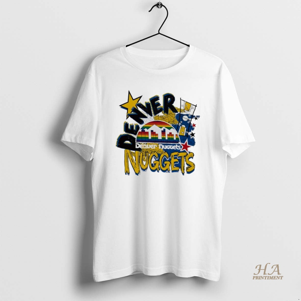 Official Denver Nuggets Play By Play Graphic Stylish Shirt Hoodie Sweatshirt | PurePodTees.com