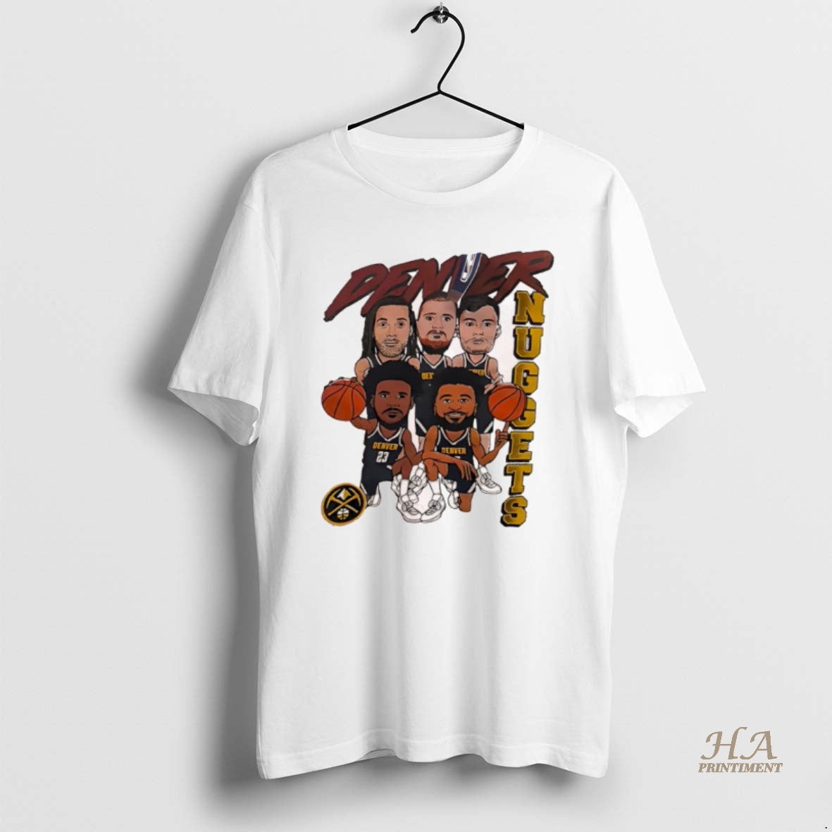 Official Denver Nuggets All Players Action Graphic Shirt Hoodie Sweatshirt | PurePodTees.com