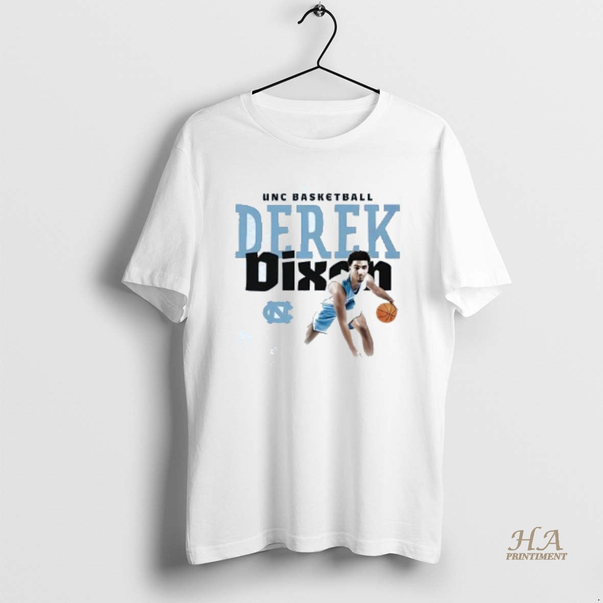 Official Derek Dixon Illustrated North Carolina Tar Heels Shirt Hoodie Sweatshirt | PurePodTees.com