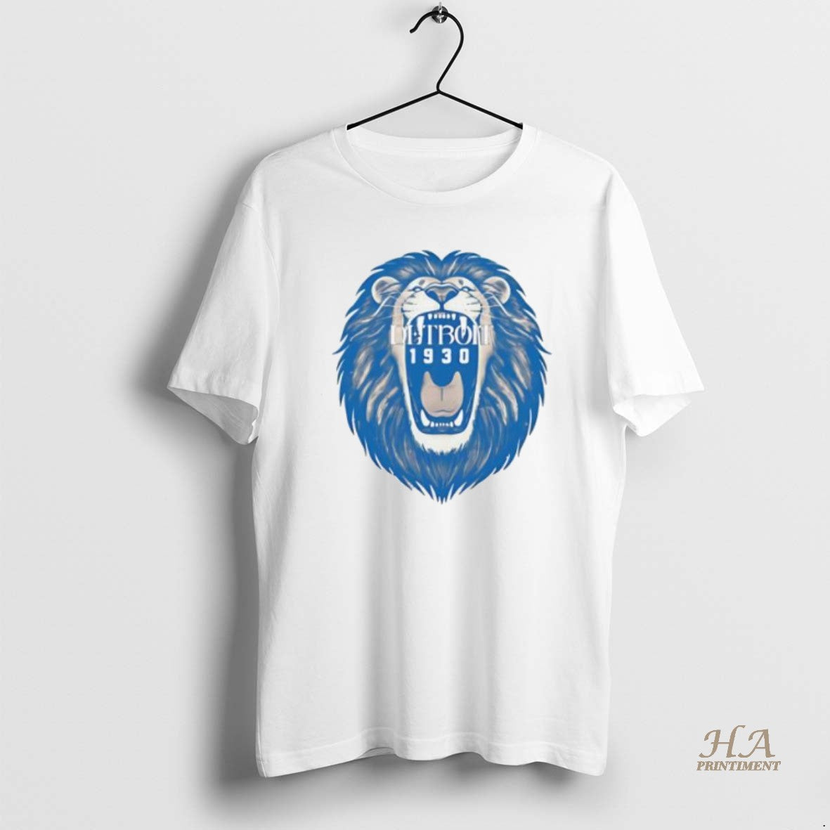 Official Detroit Lions 1930 Vintage Roaring Lion Baseball Shirt Hoodie Sweatshirt | PurePodTees.com
