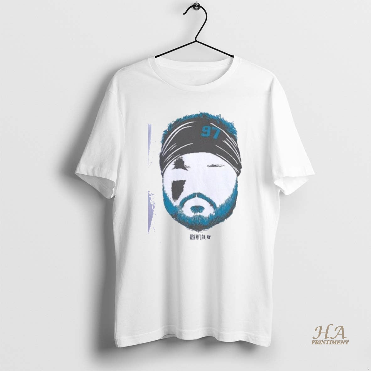 Official Detroit Lions Aidan Hutchinson Blank Face Shirts Hoodie Sweatshirt | PurePodTees.com