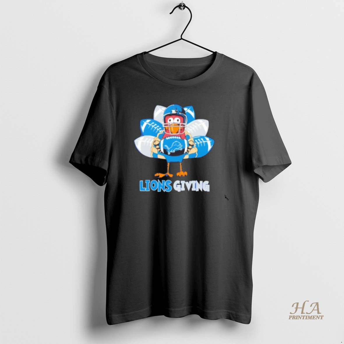 Official Detroit Lions Thanksgiving Turkey Shirt Hoodie Sweatshirt | PurePodTees.com