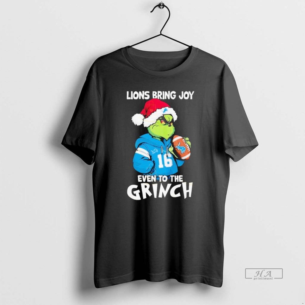 Official Detroit Lions Bring Joy Even To The Grinch Christas