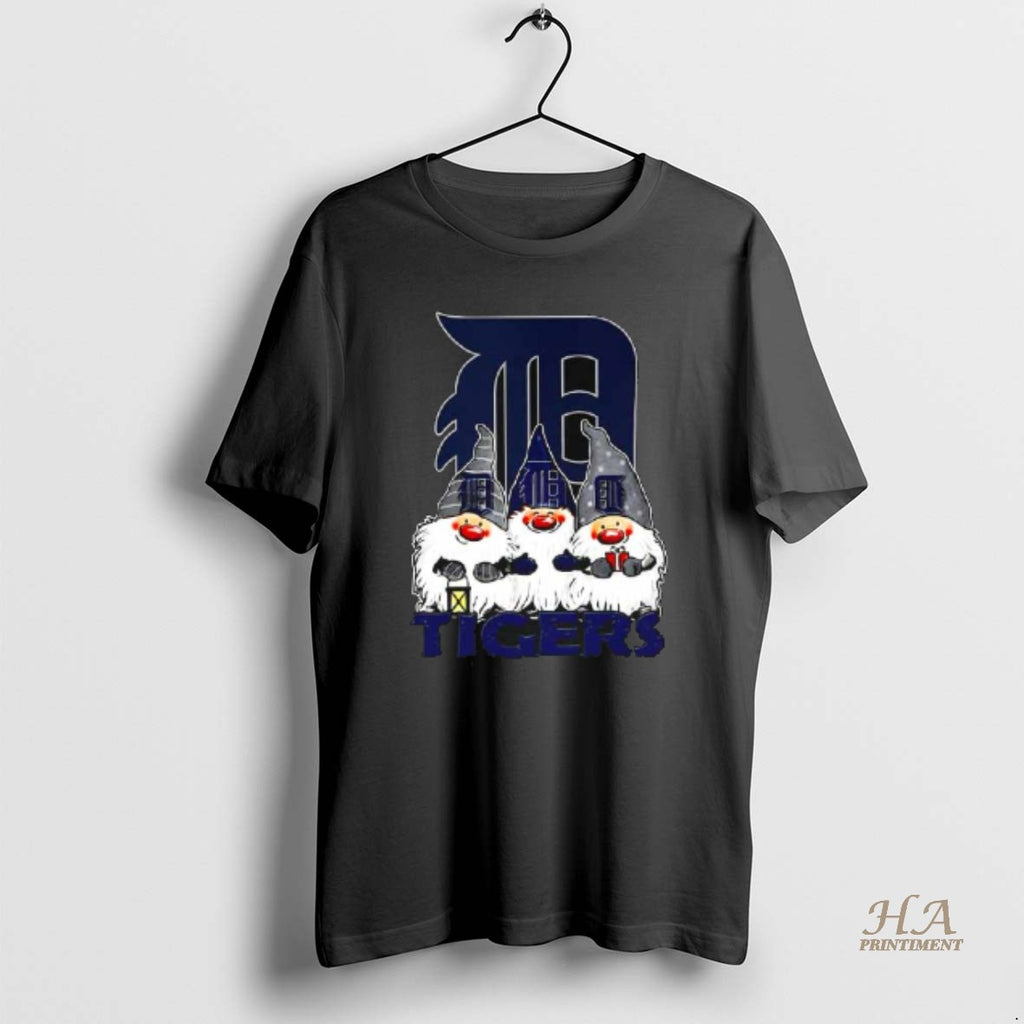 Official Detroit Tigers X Gnomes Xmas Christmas Shirt Hoodie Sweatshirt | PurePodTees.com