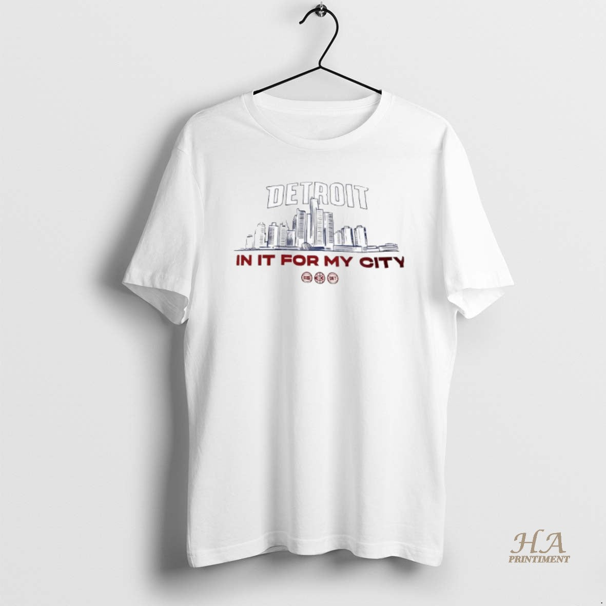 Official Detroit Skyline In It For My City Shirt Hoodie Sweatshirt | PurePodTees.com