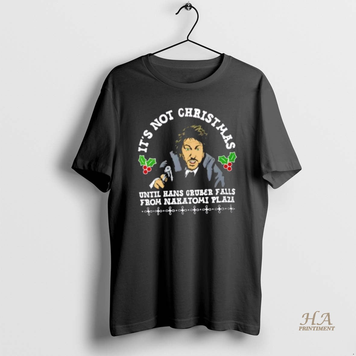 Official Die Hard Christmas Hans Gruber Holiday Shirt Hoodie Sweatshirt | PurePodTees.com
