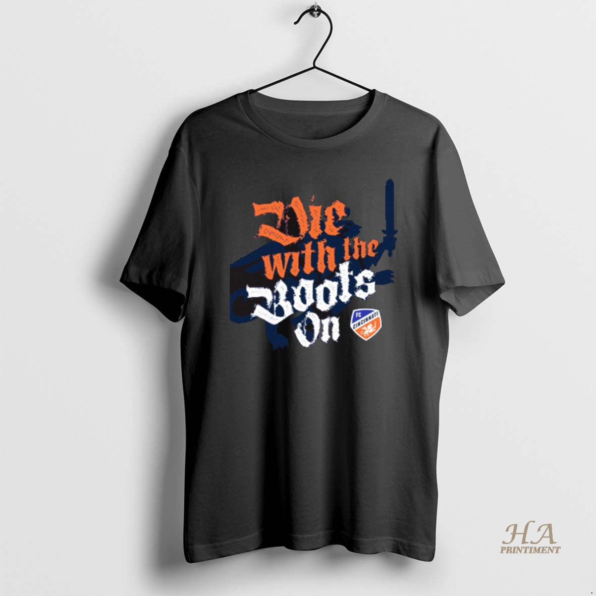 Official Die With The Boots On Fc Cincinnati Shirt Hoodie Sweatshirt | PurePodTees.com