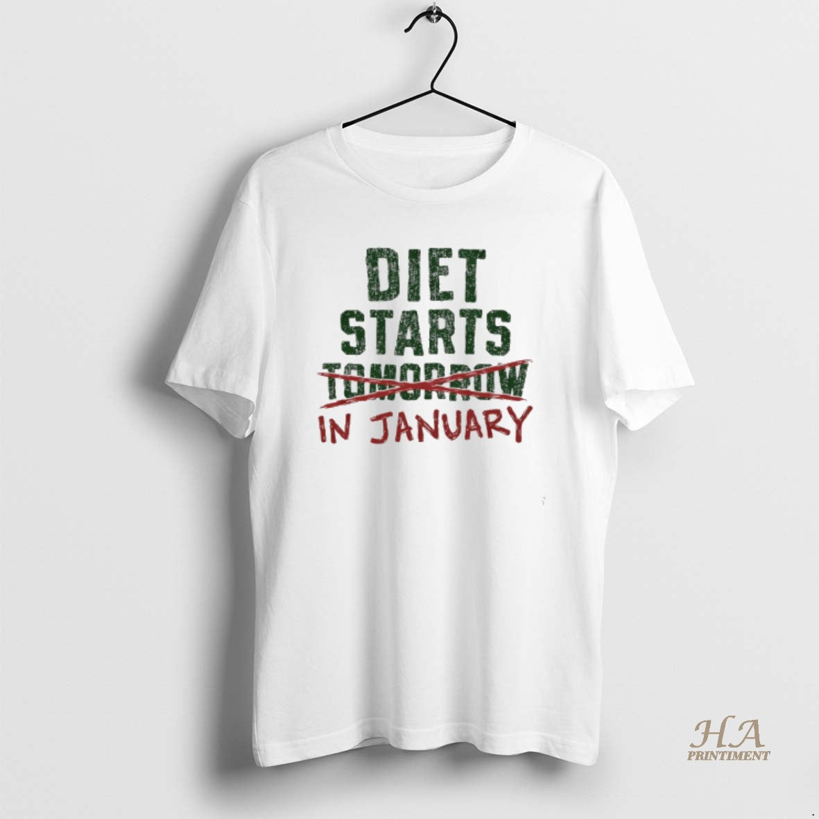 Official Diet Starts In January Shirt Hoodie Sweatshirt | PurePodTees.com