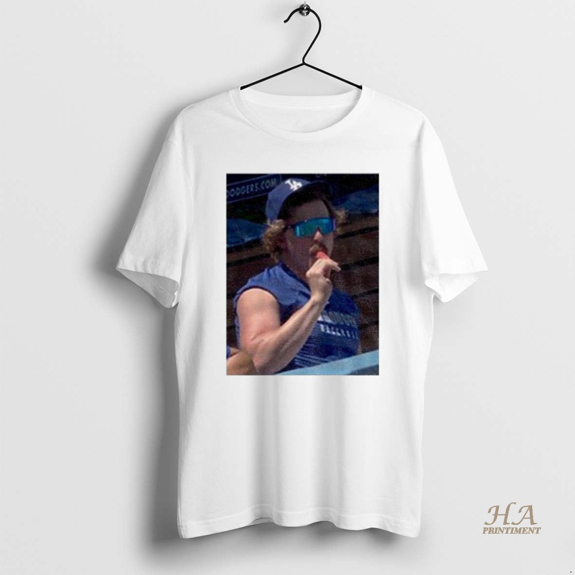 Official Dodgers Kike Hernandez Popsicle Photo Shirt Hoodie Sweatshirt | PurePodTees.com