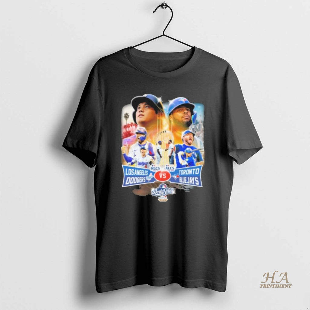 Official Dodgers Vs Blue Jays Ws 2025 Matchup Player Shirt Hoodie Sweatshirt | PurePodTees.com