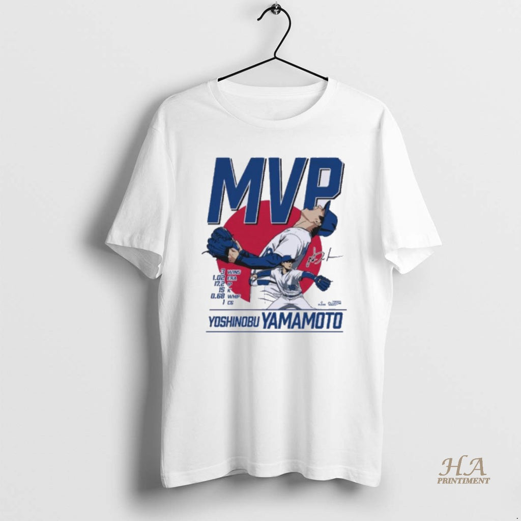 Official Dodgers Yoshinobu Yamamoto Series Mvp Champions Shirt Hoodie Sweatshirt | PurePodTees.com
