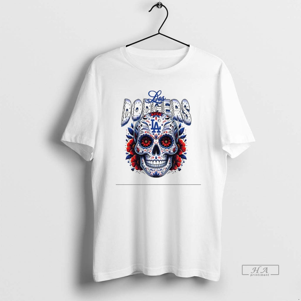 Official Dodgers Sugar Skull Dia De Los Muertos Los Angeles Dodgers Mlb Baseball 2025 Shirt Hoodie Sweatshirt