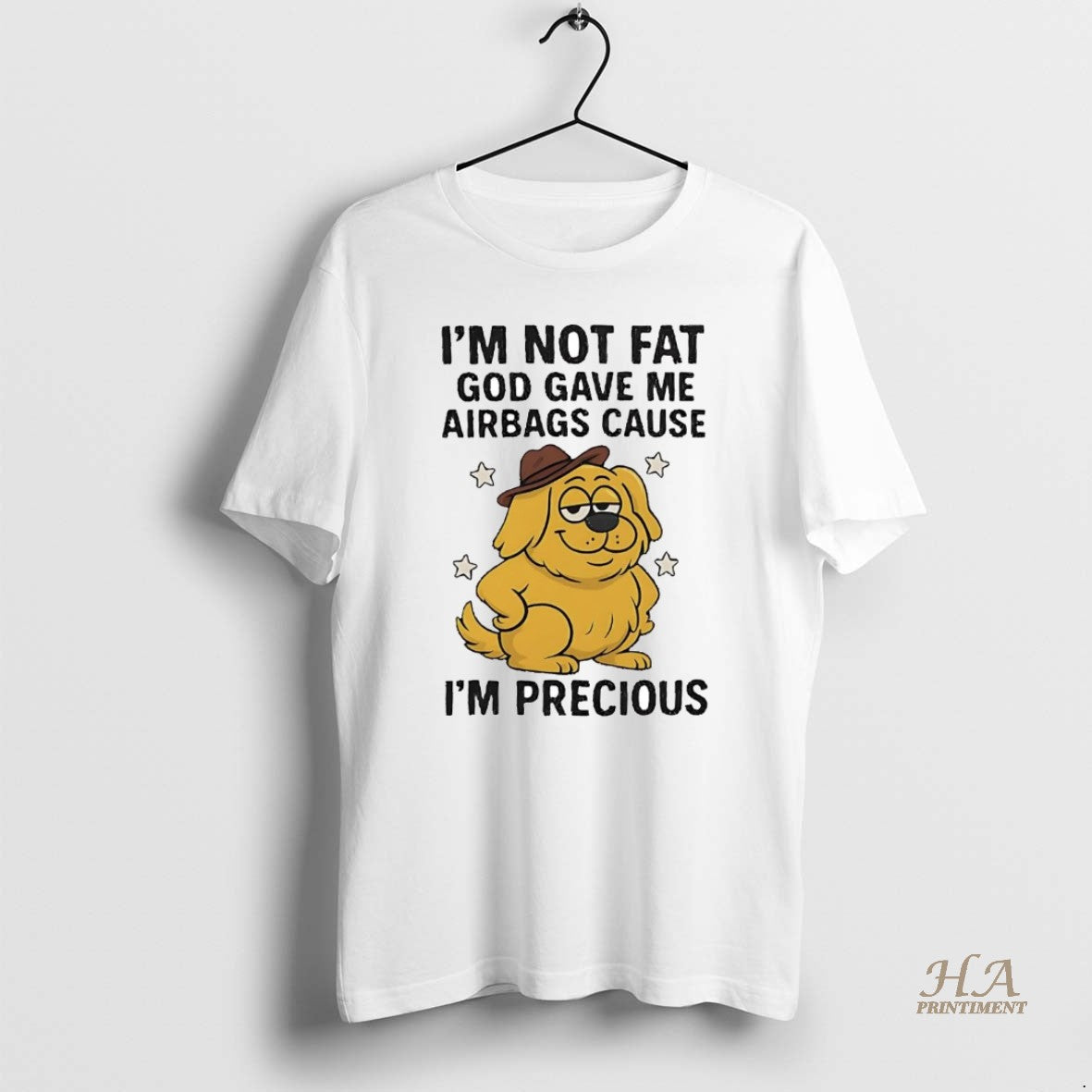 Official Dog Im Not Fat God Gave Me Airbags Cause Shirt Hoodie Sweatshirt | PurePodTees.com