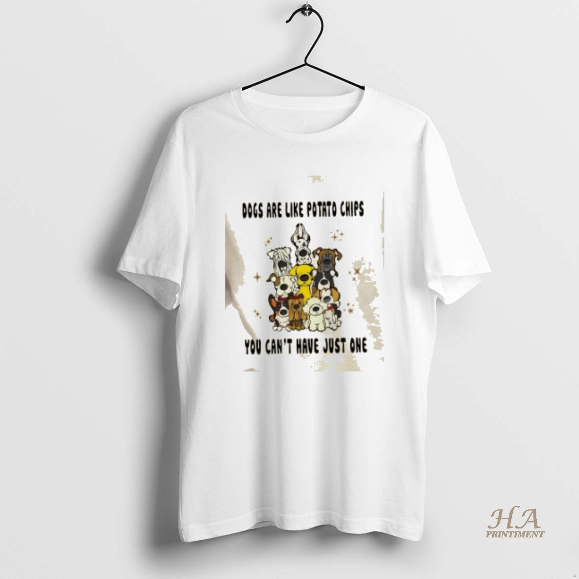 Official Dogs Are Like Potato Chips You Cant Have Just One Shirt Hoodie Sweatshirt | PurePodTees.com