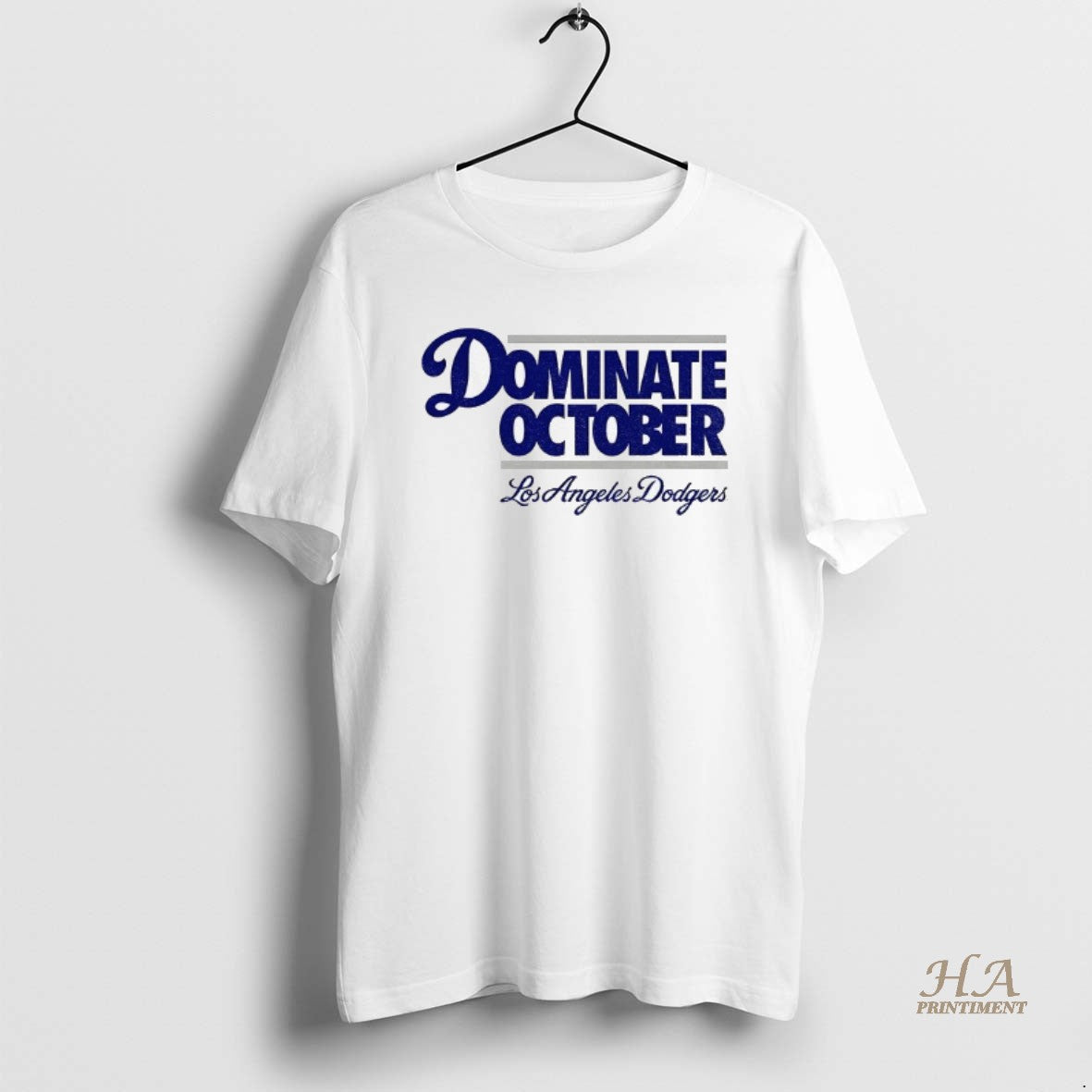 Official Dominate October Los Angeles Dodgers Back 2 Back Champions Mlb World Series Shirt Hoodie Sweatshirt