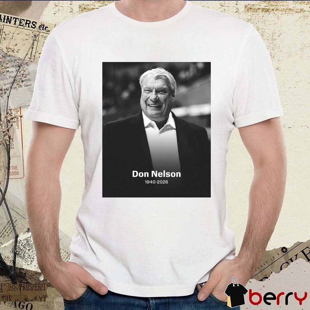 Don Nelson 1940 – 2026 NBA on ESPN Poster t-shirt