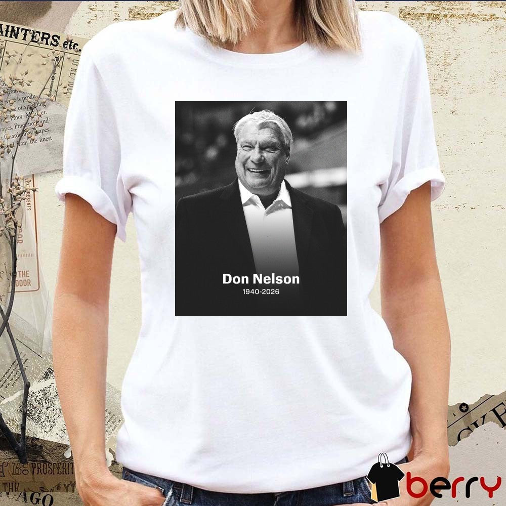 Don Nelson 1940 – 2026 NBA on ESPN Poster t-shirt