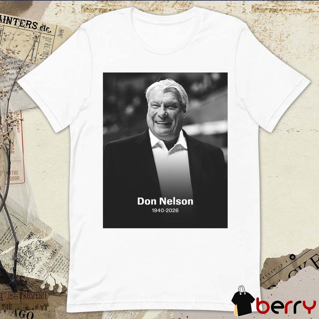 Don Nelson 1940 – 2026 NBA on ESPN Poster t-shirt