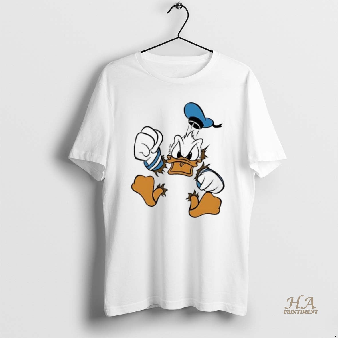 Official Donald Duck Breakout Logo Cute Shirt Hoodie Sweatshirt | PurePodTees.com