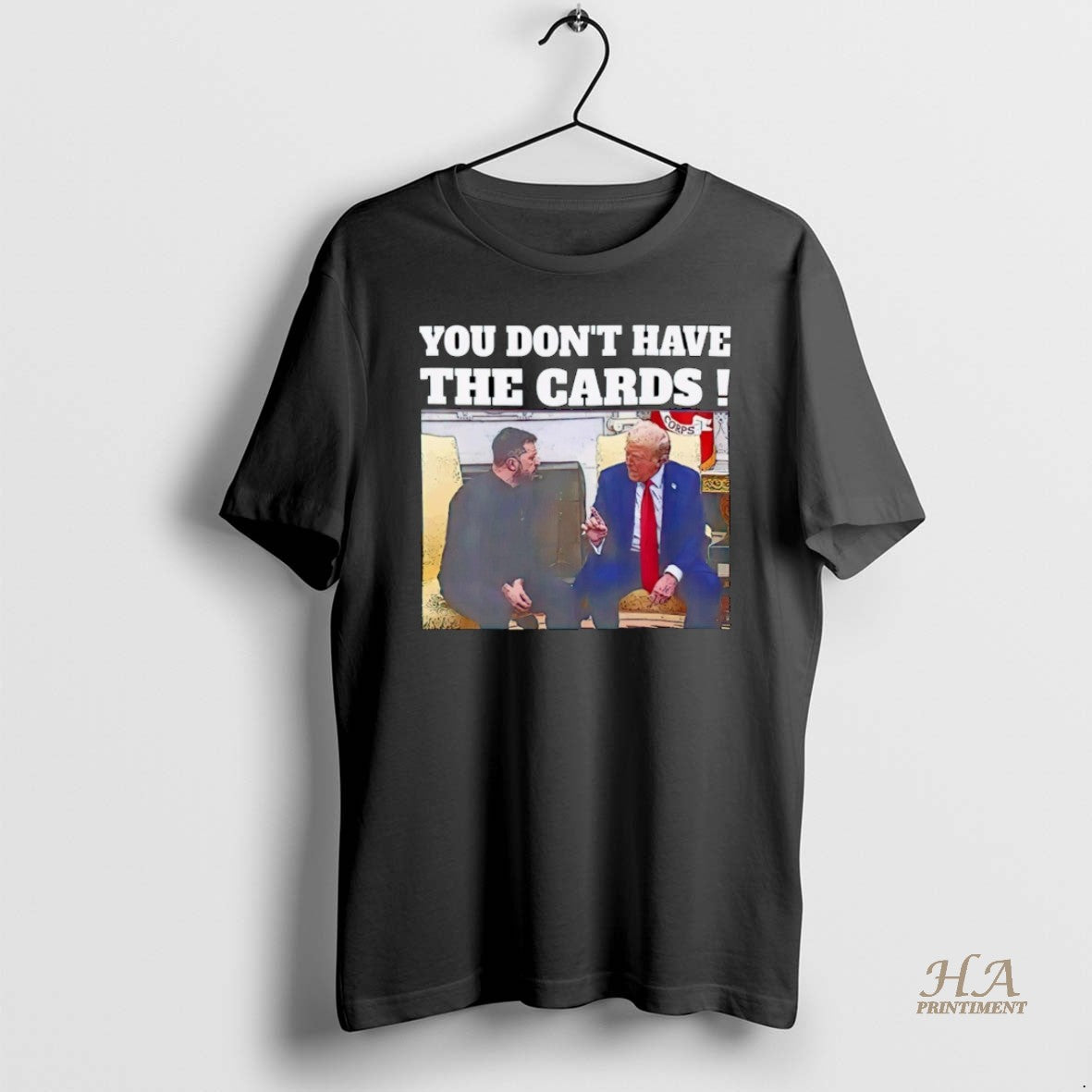 Official Donald Trump And Zelensky You Dont Have The Cards Christmas Shirt Hoodie Sweatshirt | PurePodTees.com
