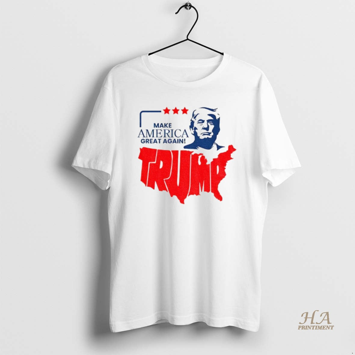 Official Donald Trump Make America Great Again America Map Republican Shirt Hoodie Sweatshirt | PurePodTees.com