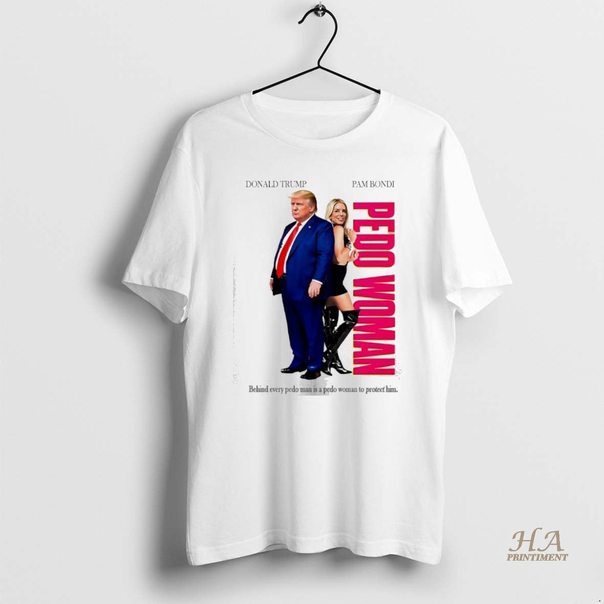 Official Donald Trump Pam Bondi Pedo Woman Shirt Hoodie Sweatshirt | PurePodTees.com