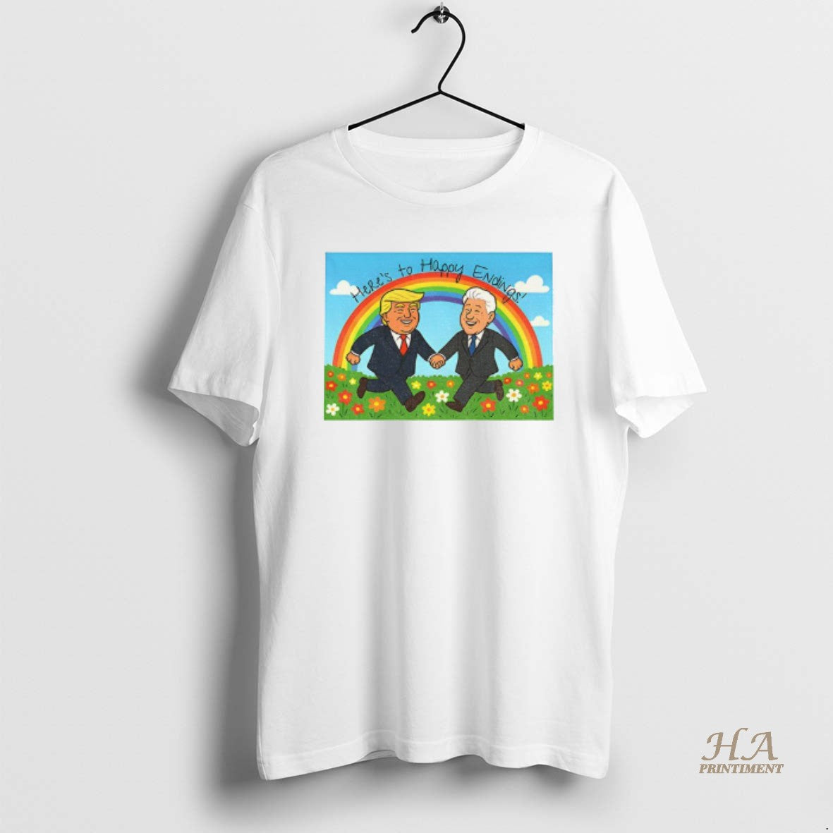 Official Donald Trump And Bill Clinton Blowing Bubba Big Beautiful Bill Heres To Happy Endings Shirt Hoodie Sweatshirt