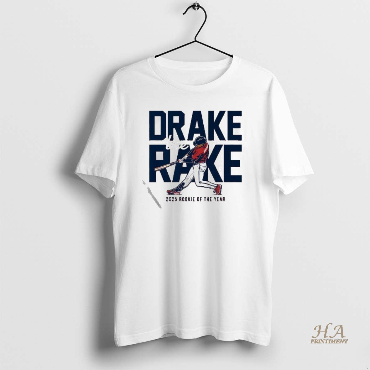 Official Drake Baldwin The Rake 2025 Rookie Of The Year Shirt Hoodie Sweatshirt | PurePodTees.com