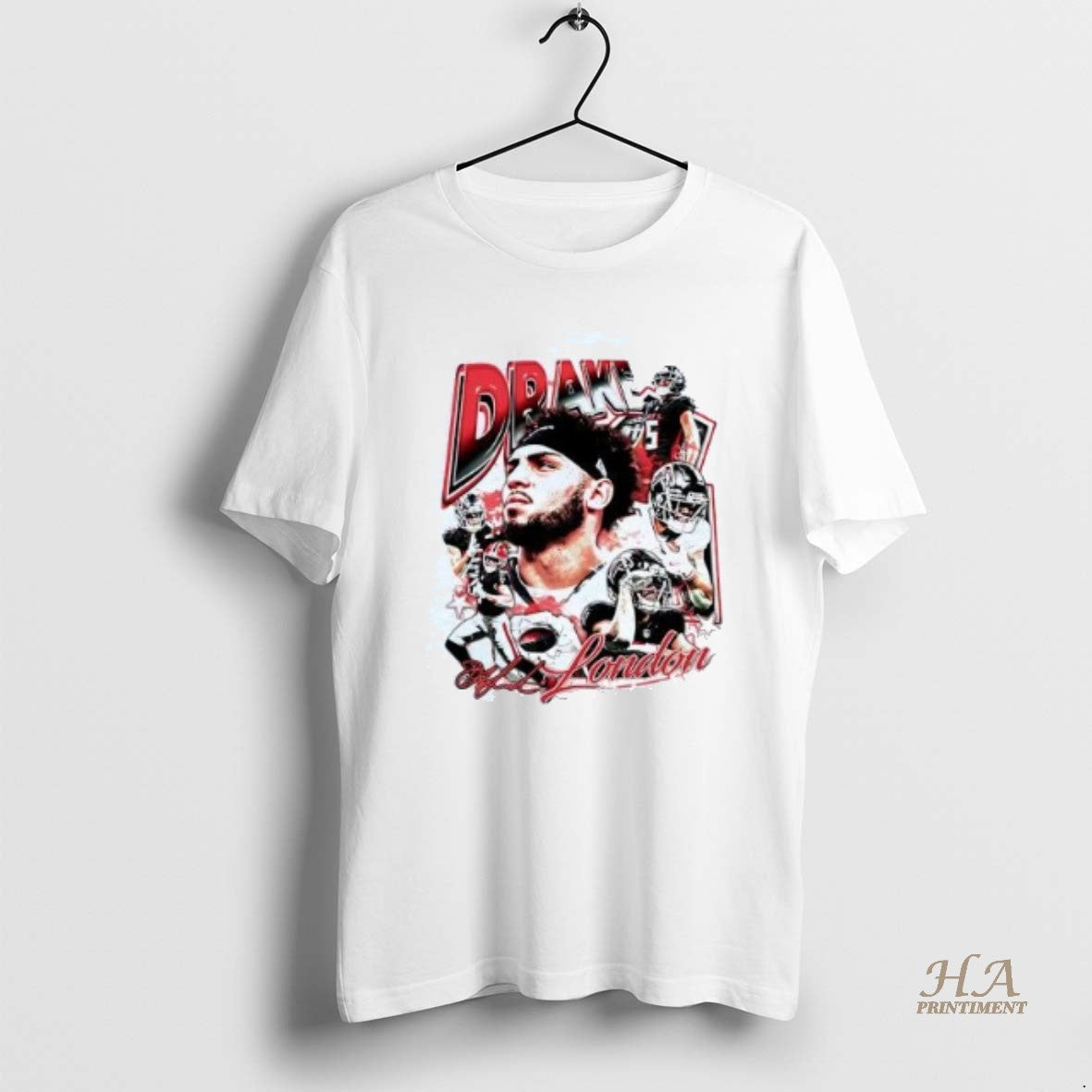 Official Drake London Picture Collage Signature Shirt Hoodie Sweatshirt | PurePodTees.com