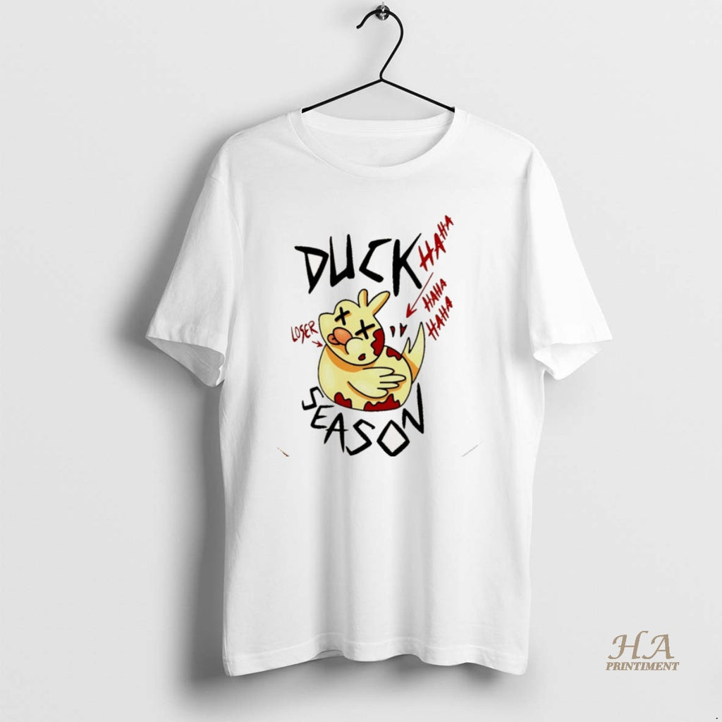 Official Duck Season Alastor Hazbin Hotel Christmas Shirt Hoodie Sweatshirt | PurePodTees.com