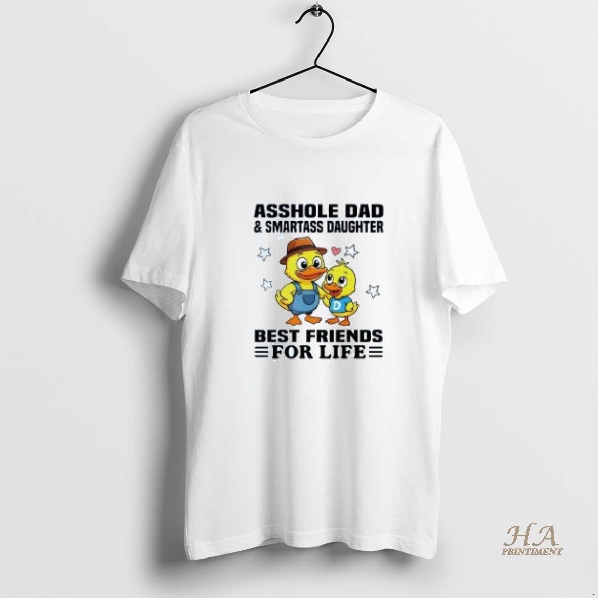Official Duck Asshole Dad And Smartass Daughter Best Friends For Life Shirt Hoodie Sweatshirt | PurePodTees.com