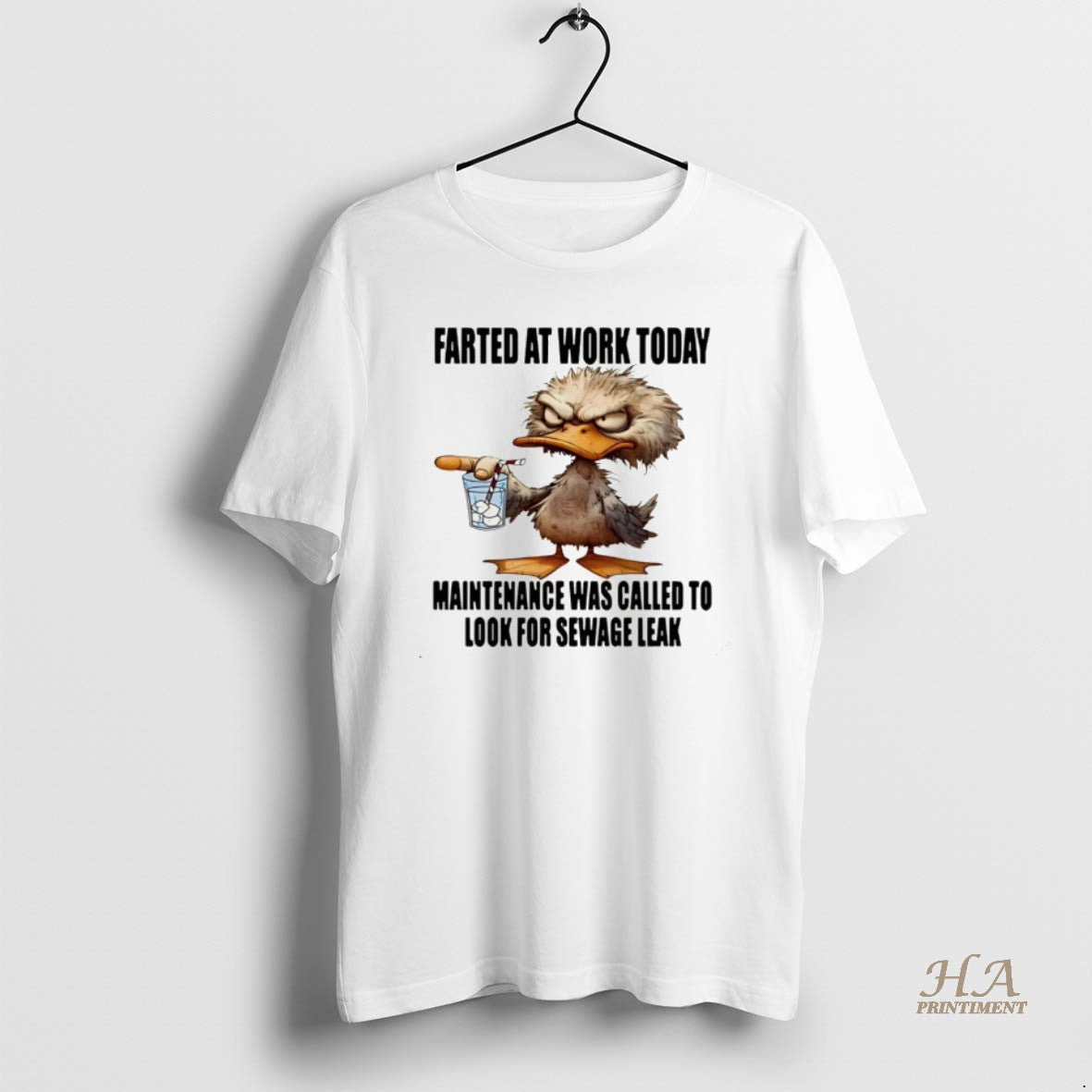 Official Duck Farted At Work Today Maintenance Was Called To Look For Sewage Leak Christmas Shirt Hoodie Sweatshirt