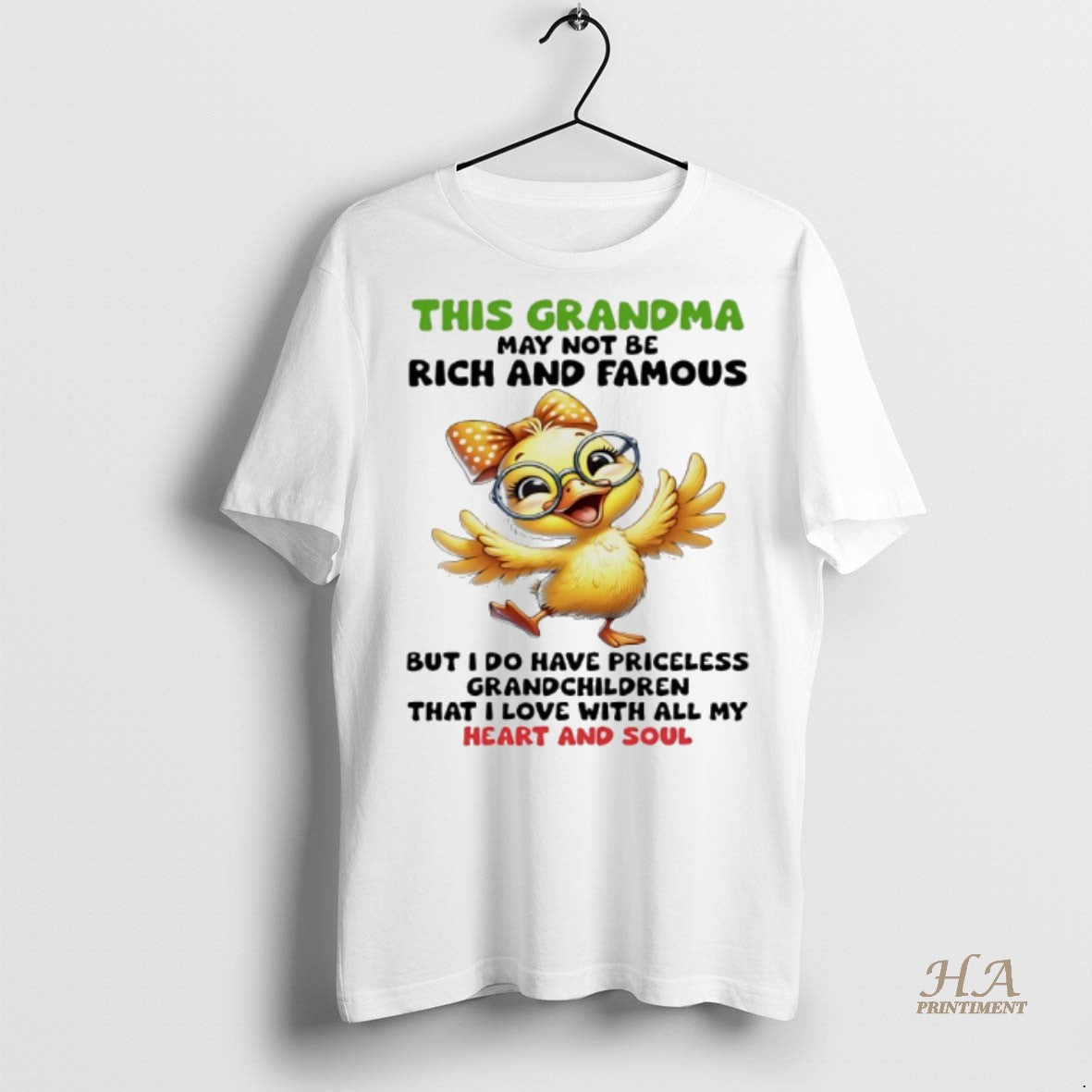 Official Duck This Grandma May Not Be Rich And Famous But I Do Have Priceless Shirt Hoodie Sweatshirt | PurePodTees.com