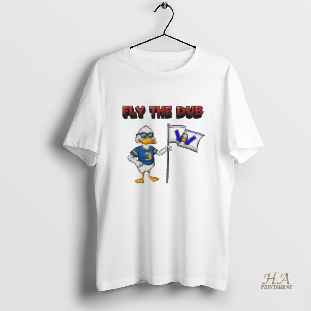 Official Ducks Sports Fly The Dub Blue Mascot Shirt Hoodie Sweatshirt | PurePodTees.com