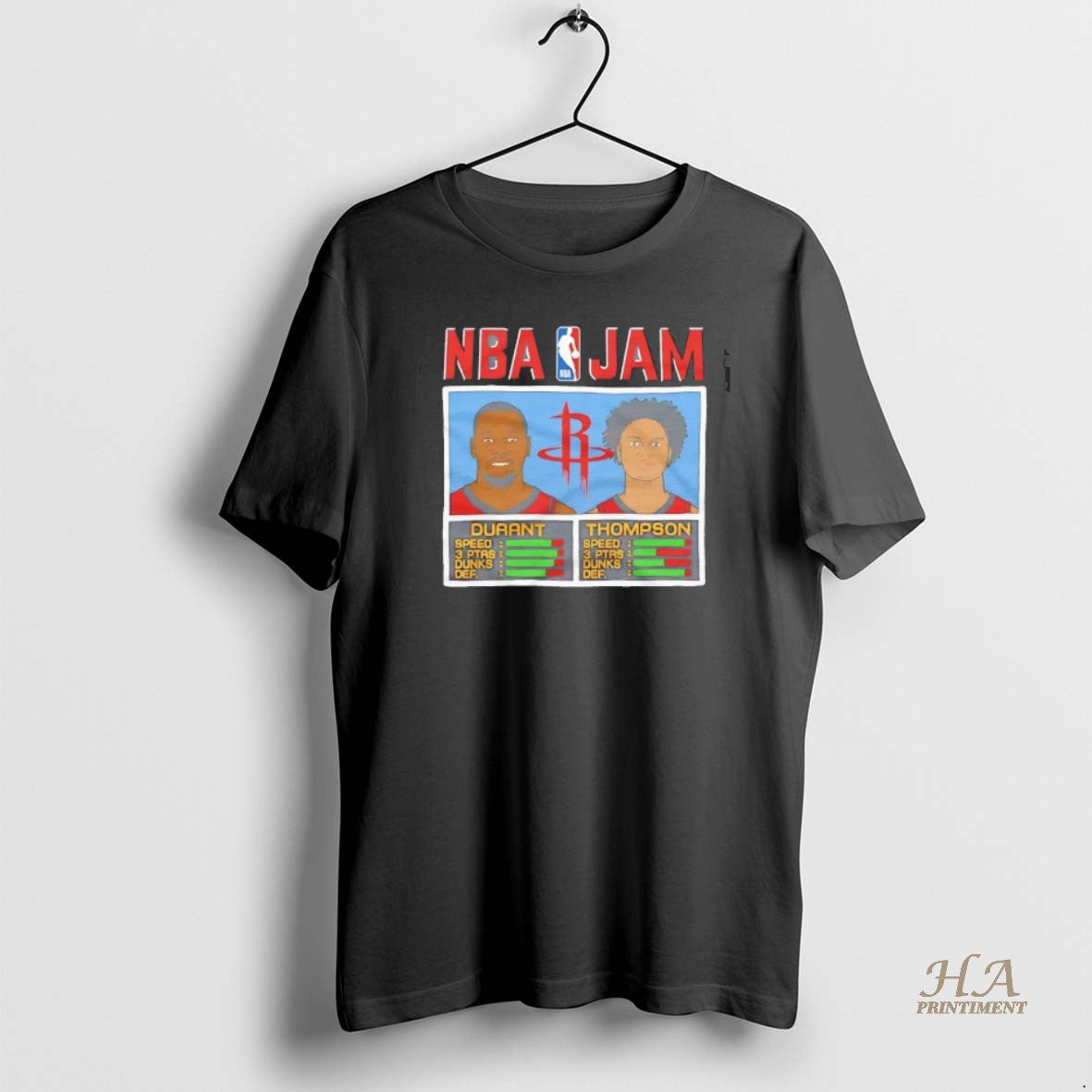 Official Durant And Thompson Nba Jam Rockets Shirt Hoodie Sweatshirt | PurePodTees.com