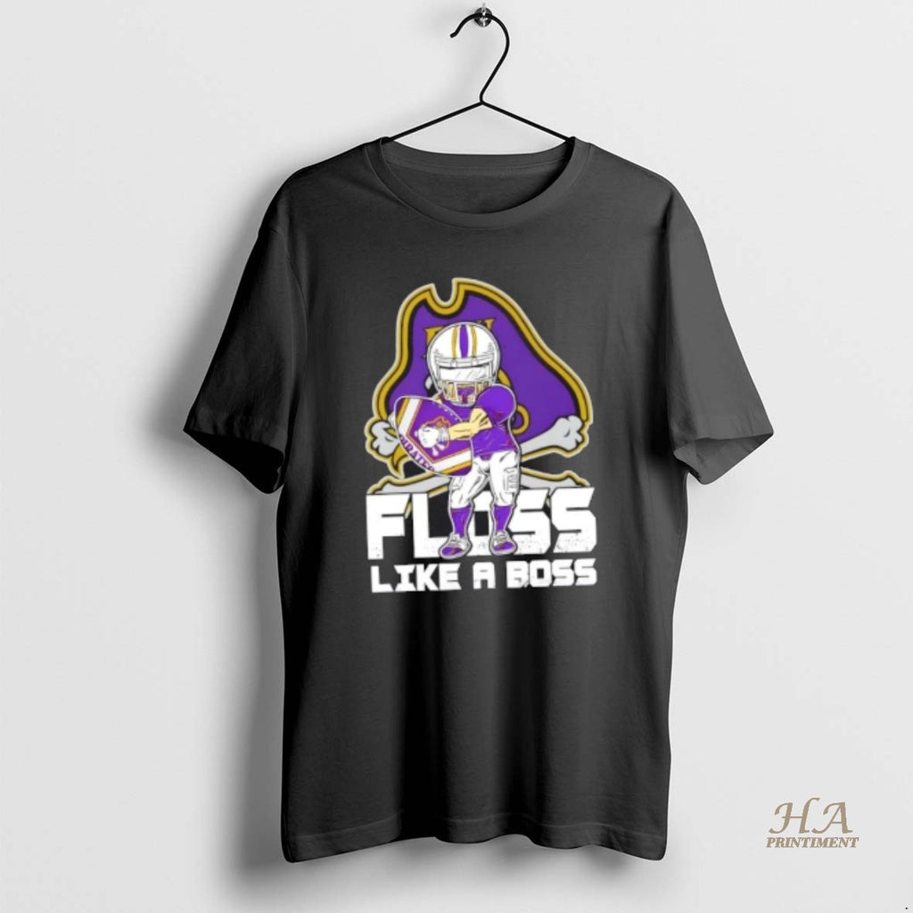 Official East Carolina Pirates Floss Like A Boss Shirt Hoodie Sweatshirt | PurePodTees.com