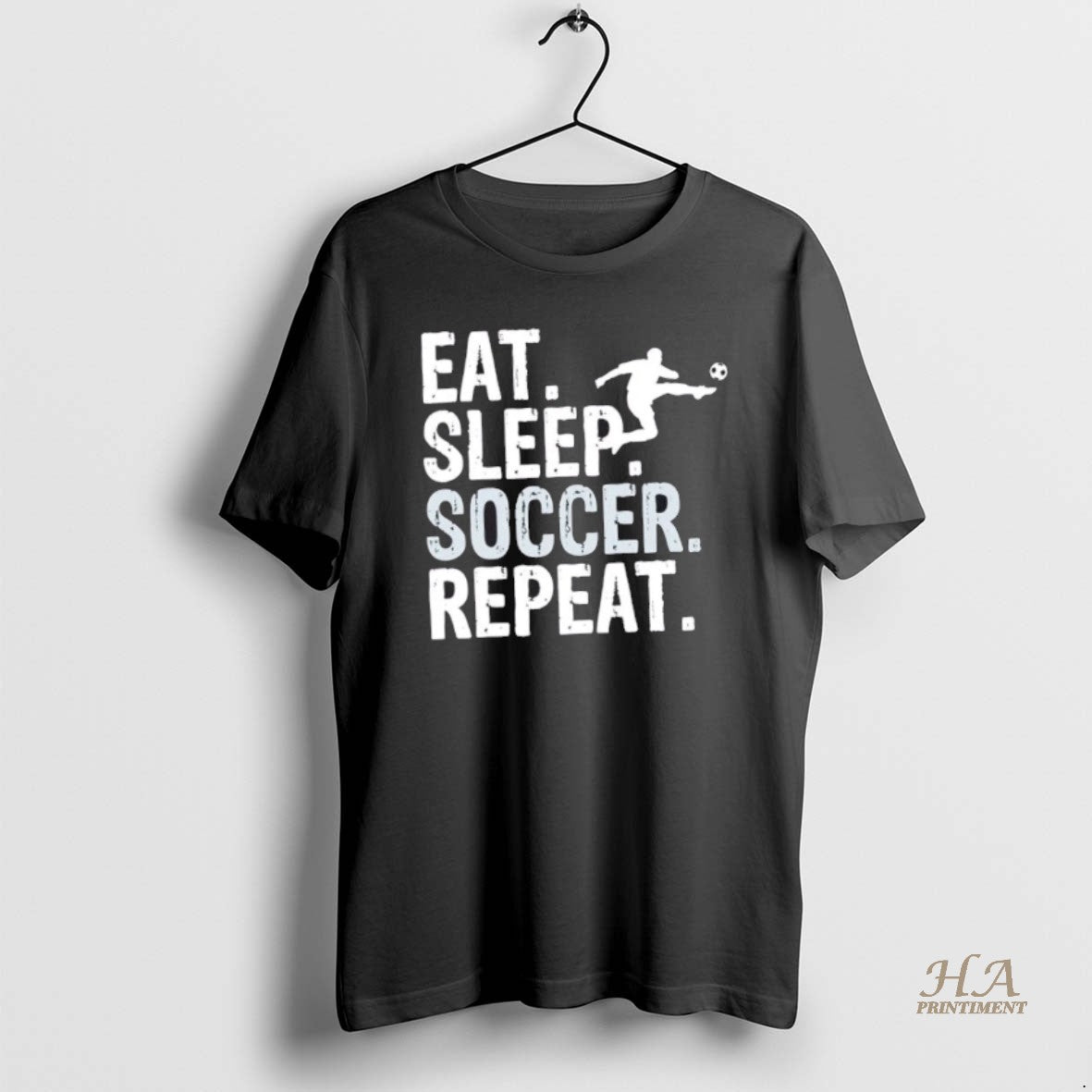 Official Eat Sleep Soccer Repeat Soccer Graphic Shirt Hoodie Sweatshirt | PurePodTees.com