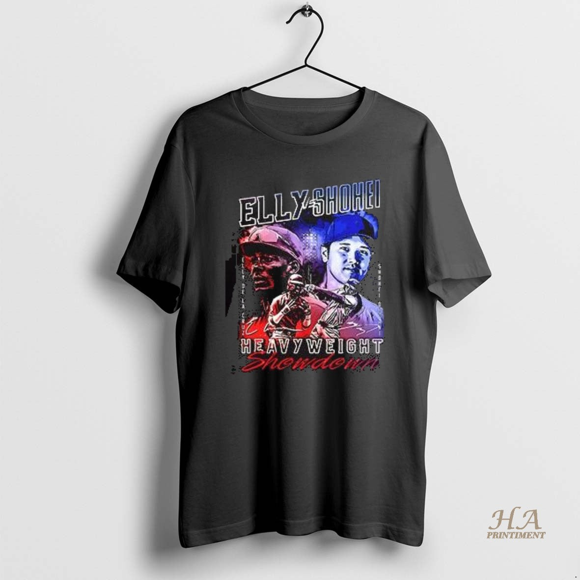 Official Elly Vs Shohei Heavyweight Showdown Shirt Hoodie Sweatshirt | PurePodTees.com