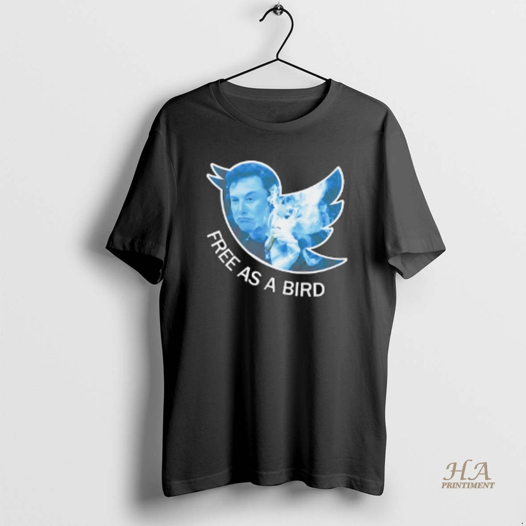 Official Elon Musk Twitter Free As A Bird Shirt Hoodie Sweatshirt | PurePodTees.com