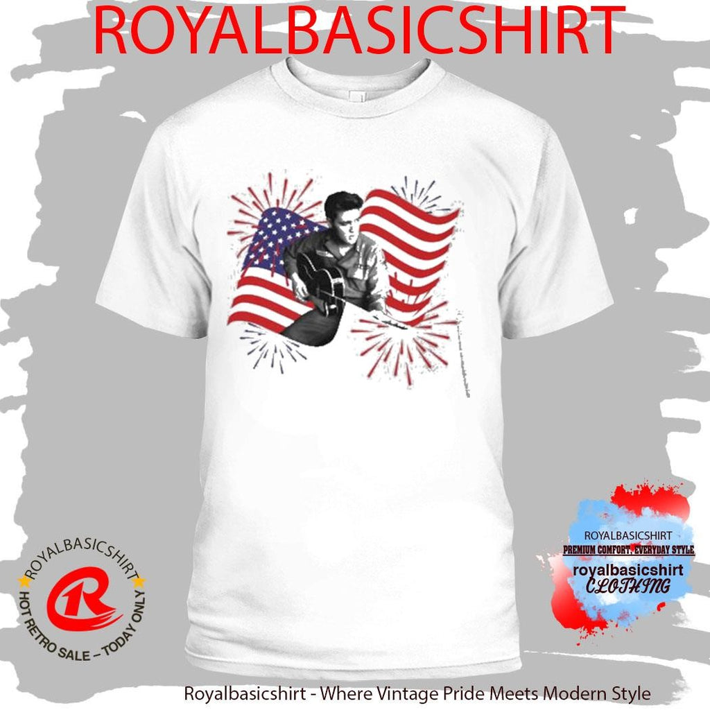 Elvis American Flag Shirt