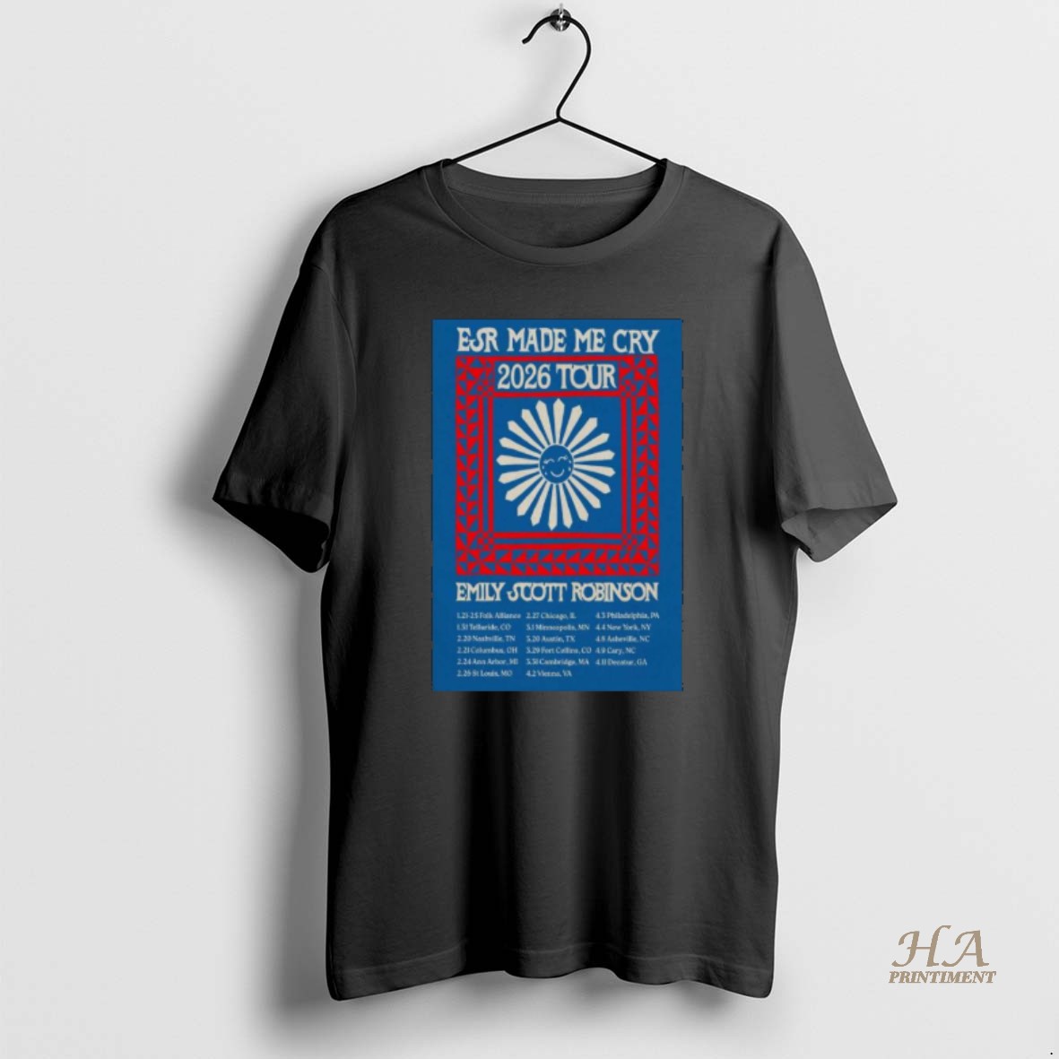 Official Emily Scott Robinson Tour 2026 Shirt Hoodie Sweatshirt | PurePodTees.com
