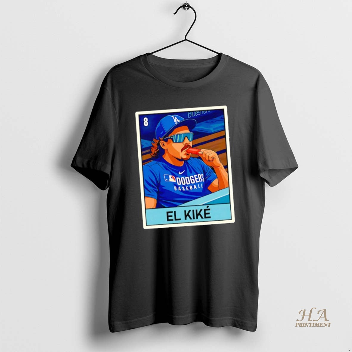 Official Enrique Hernandez El Kike Los Angeles Dodgers Card Shirt Hoodie Sweatshirt | PurePodTees.com