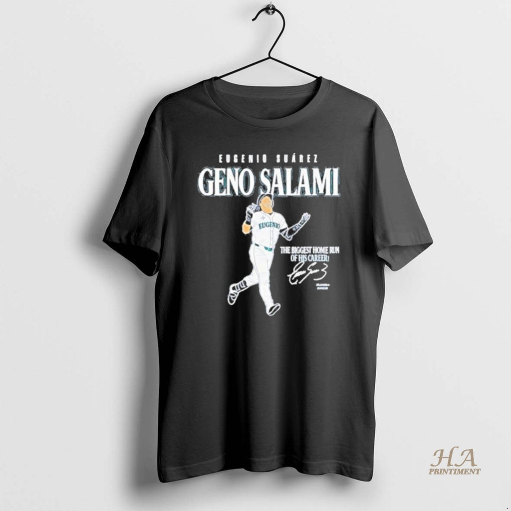 Official Eugenio Suarez Geno Salami Shirt Hoodie Sweatshirt | PurePodTees.com