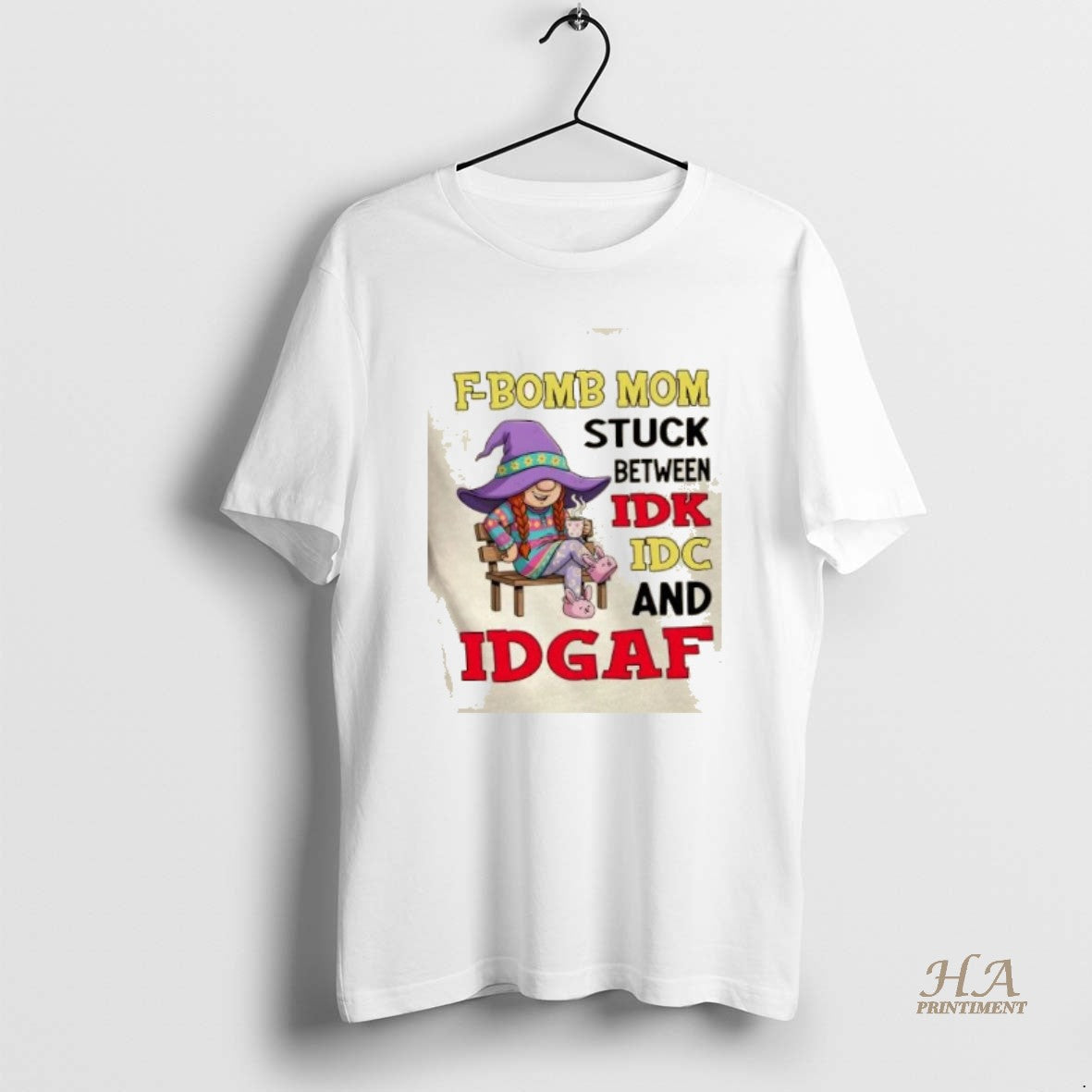 Official F Bomb Mom Stuck Between Idk Idc And Idgaf Shirt Hoodie Sweatshirt | PurePodTees.com