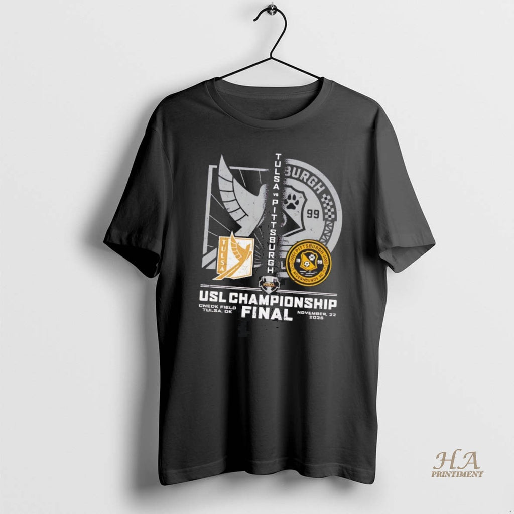 Official Fc Tulsa Vs Pittsburgh Riverhounds Sc 2025 Usl Championship Final Shirt Hoodie Sweatshirt | PurePodTees.com
