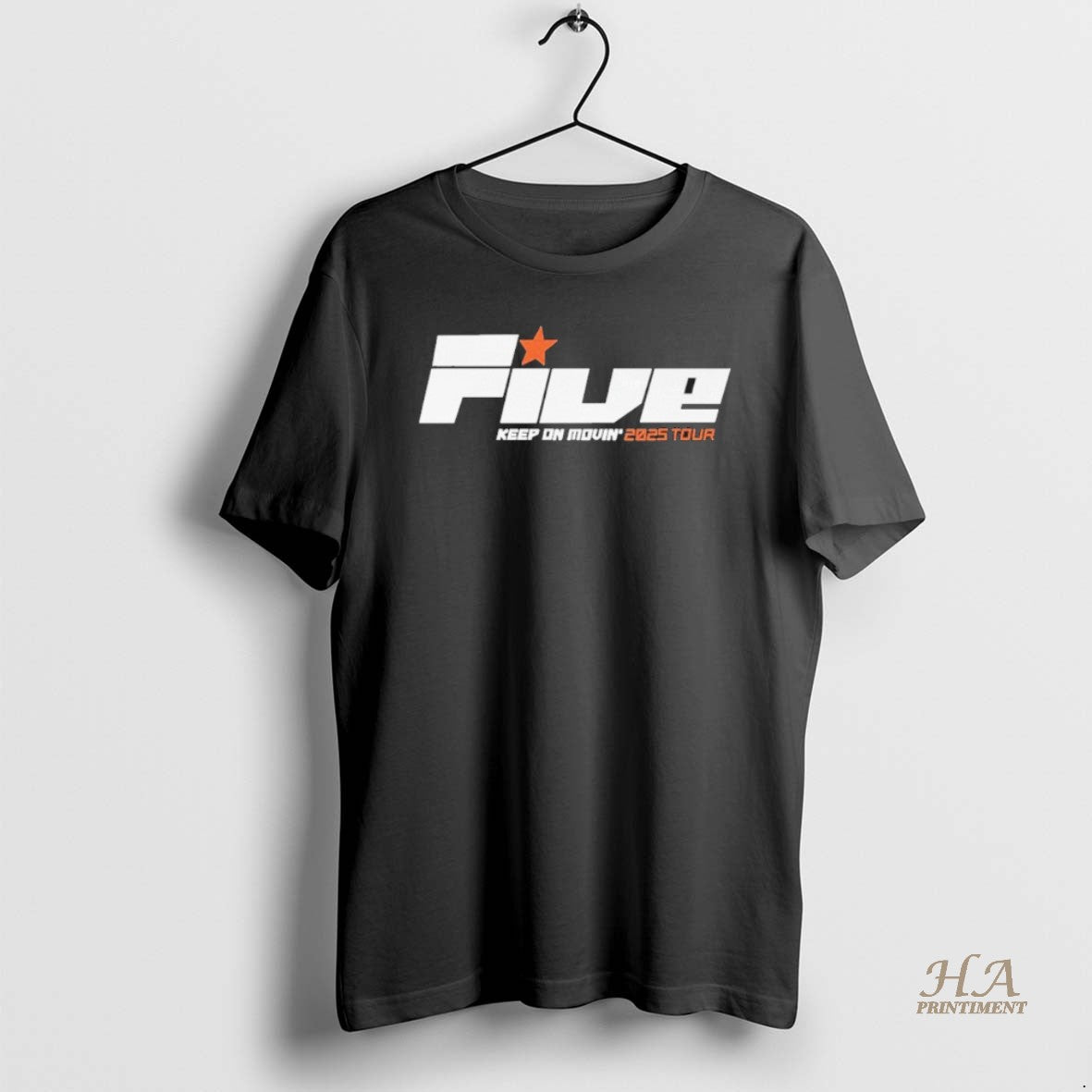 Official Five Keep On Movin Tour 2025 Premium Shirt Hoodie Sweatshirt | PurePodTees.com